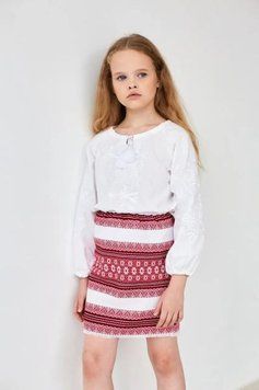 Юбка тканая "Тюльпан" для девочки, Merezhka sp029 9085610 фото