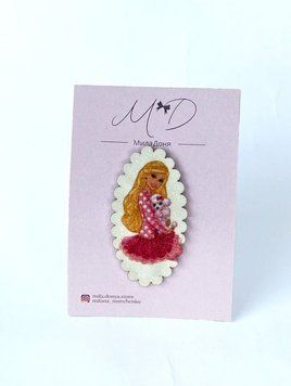 Красива заколка для дівчинки "Barbie", ручна робота 827523 фото