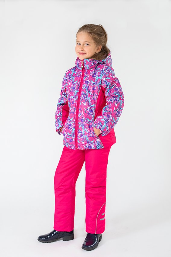 Куртка зимова для дівчинки "Art pink" 103214 103214 фото