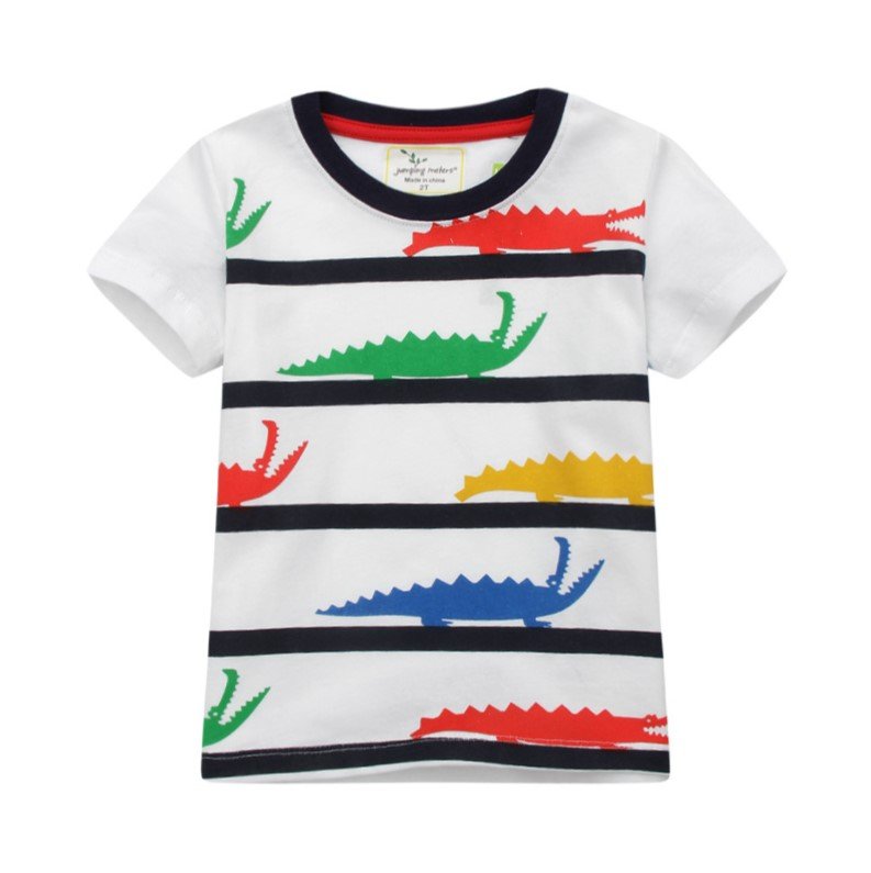 Уценка ! Футболка для мальчика Цветные крокодилы Jumping Meters (116) 112892 112892 фото