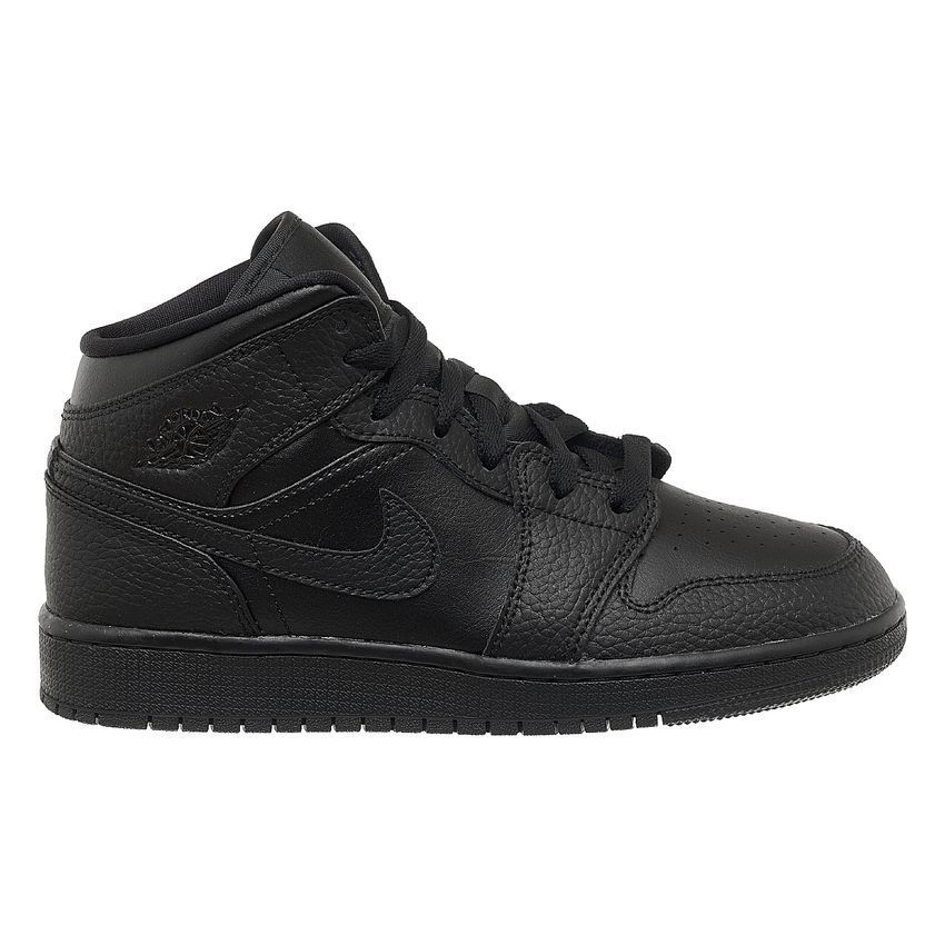 Кросівки жіночі Jordan 1 Mid (Gs) Black (554725-091) 554725-091-40 фото