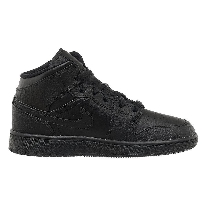 Кросівки жіночі Jordan 1 Mid (Gs) Black (554725-091) 554725-091-40 фото