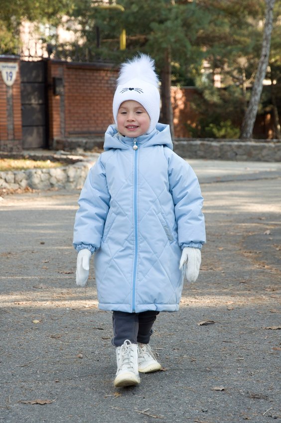 Куртка-пальто зимова для дівчинки 110242 110242 фото