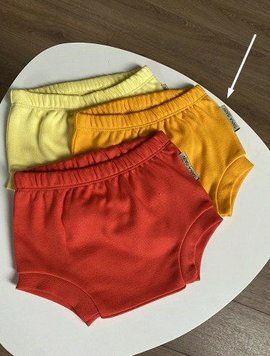 Трикотажні блумери для дитини (гірчичні) 1шт, TaNa Baby, 33 9610656 фото