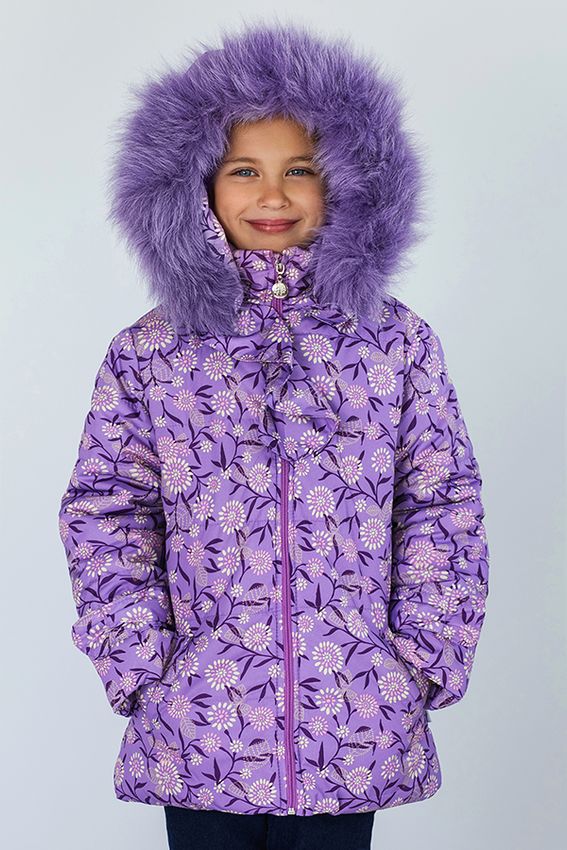 Куртка зимняя для девочки "Лаванда" 135725 135725 фото
