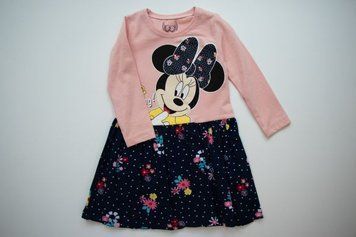 Трикотажне плаття для дівчинки Minnie Mouse, Baby Pink 4897 20131192 фото