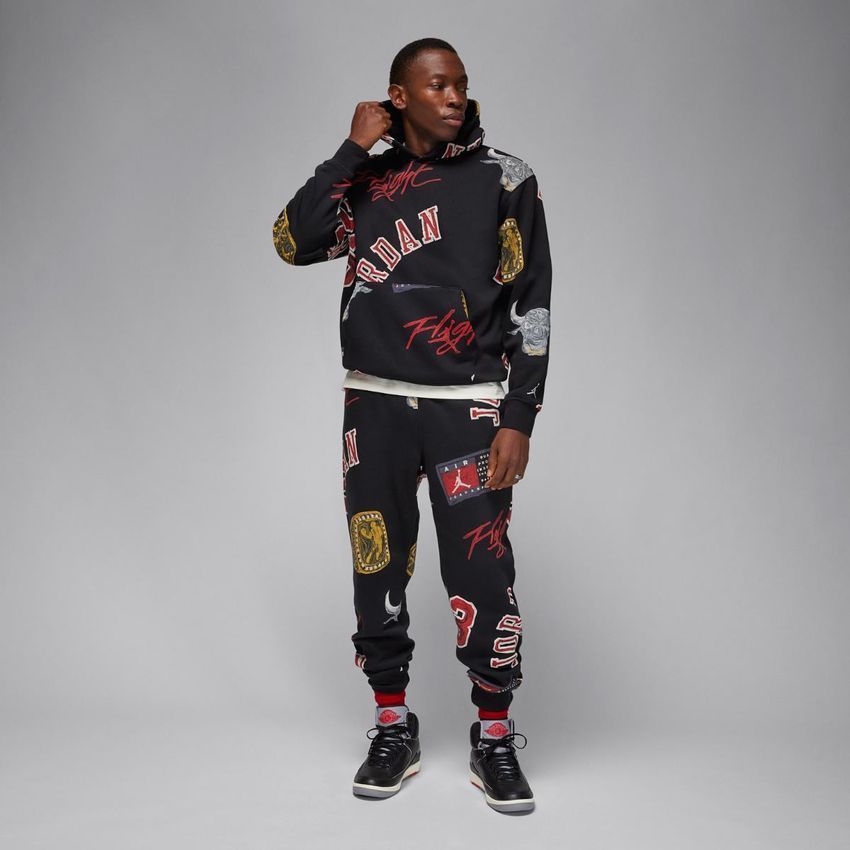 Кофта чоловіча Jordan Essential Aop Fleece (FN4545-010) FN4545-010-XL фото