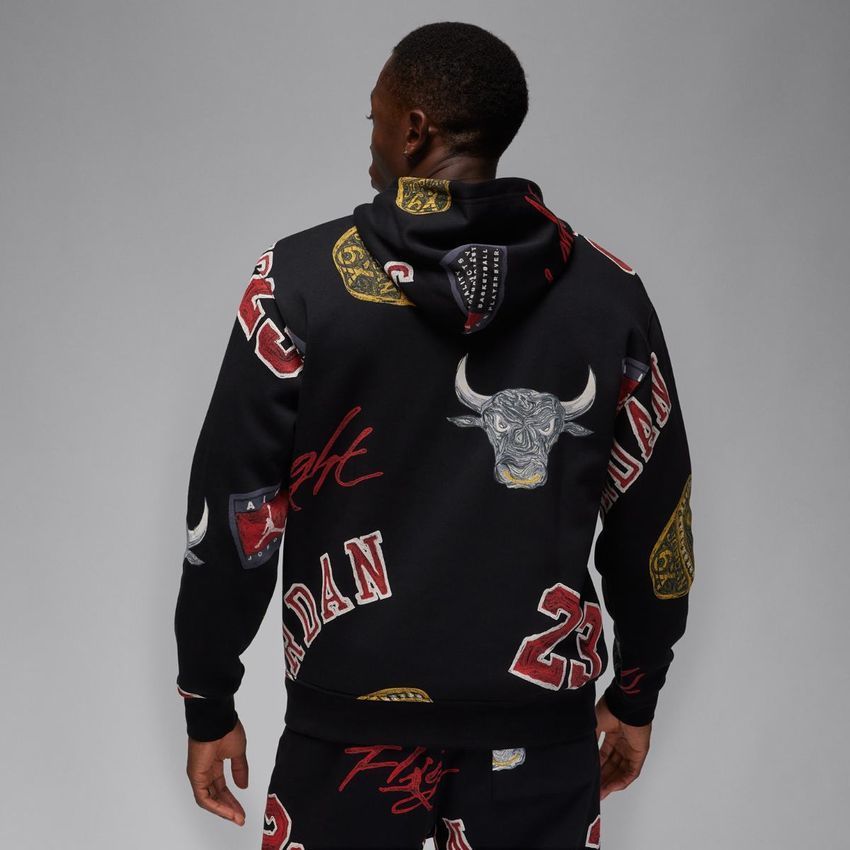 Кофта чоловіча Jordan Essential Aop Fleece (FN4545-010) FN4545-010-XL фото