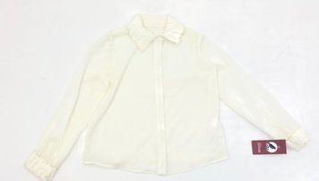 Стильна блуза для дівчинки (айворі) , 1200 5409428 фото
