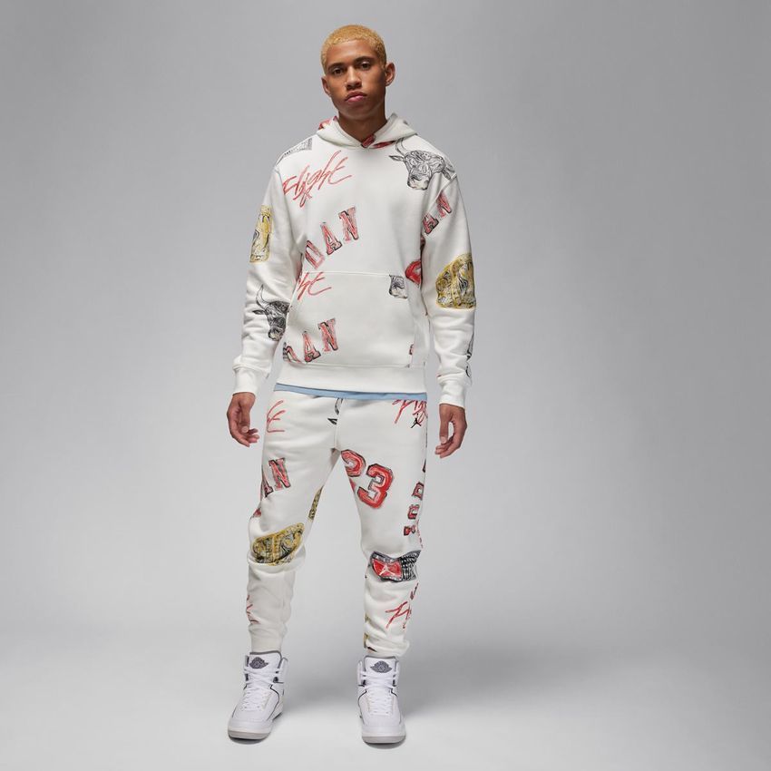 Брюки чоловічі Jordan M Ess Aop Flc Pant (FN4547-133) FN4547-133-XL фото