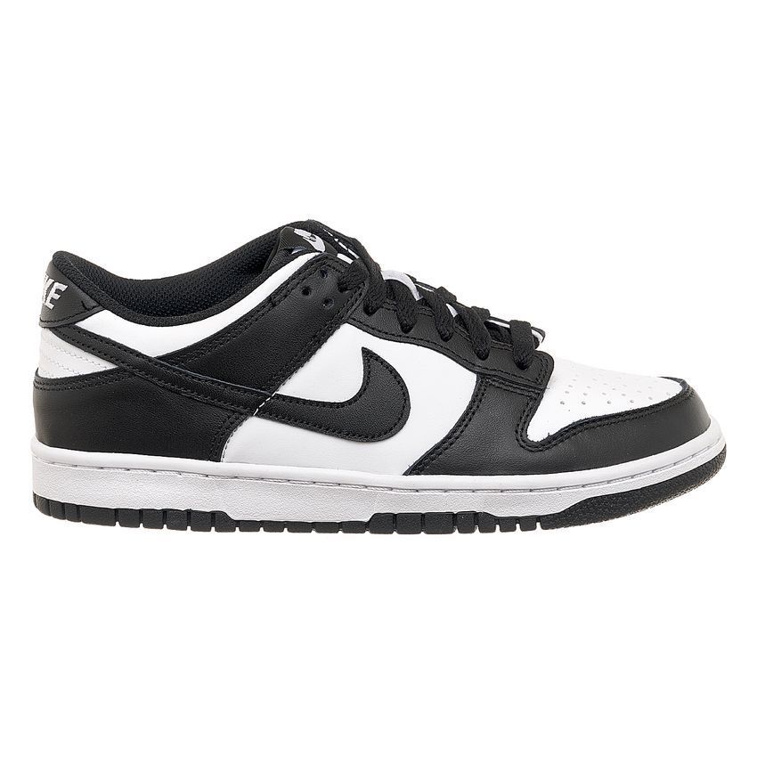 Кросівки жіночі Nike Dunk Low Retro White Black (Gs) (CW1590-100) CW1590-100-39 фото
