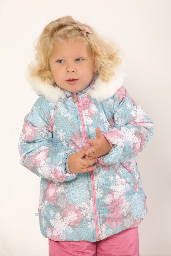 Куртка зимняя "Снежинка" для девочки 134488 134488 фото