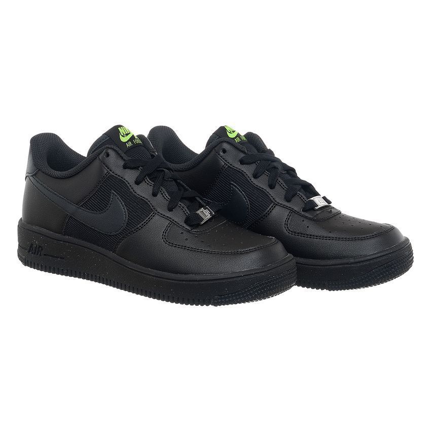 Кросівки жіночі Nike Ir Force 1 Low Crater Gs Triple Black (DH8695-001) DH8695-001-39 фото