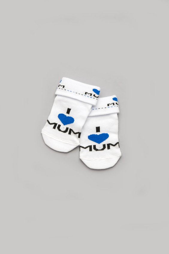 Шкарпетки для новонароджених "I love mum" 110201 110201 фото