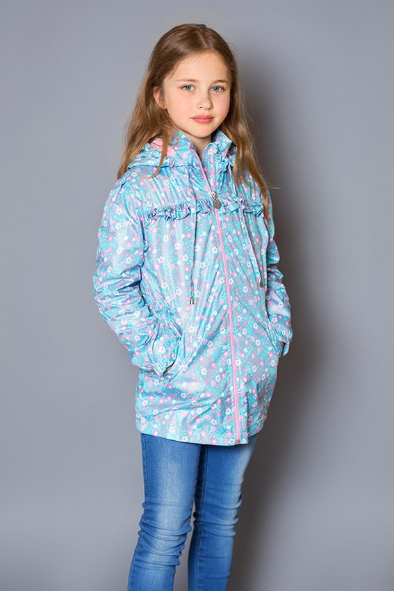 Куртка-ветровка детская для девочки (3-9 лет) 138735 138735 фото