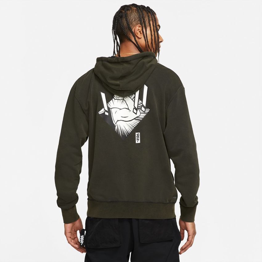 Бомбер чоловічий Jordan Zion Df Perf Flc Hoodie (DH0598-010) DH0598-010 фото