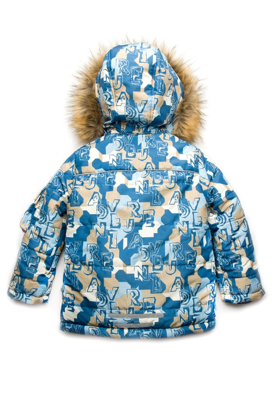 Куртка зимняя для мальчика "Буквы" 103091 103091 фото
