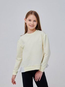 Свитшот с легким начесом внутри для девочки 116469 9709222 фото
