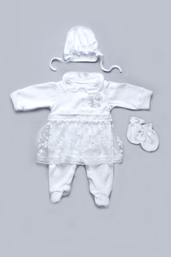 Комплект нарядный для новорожденной девочки 103535 103535 фото