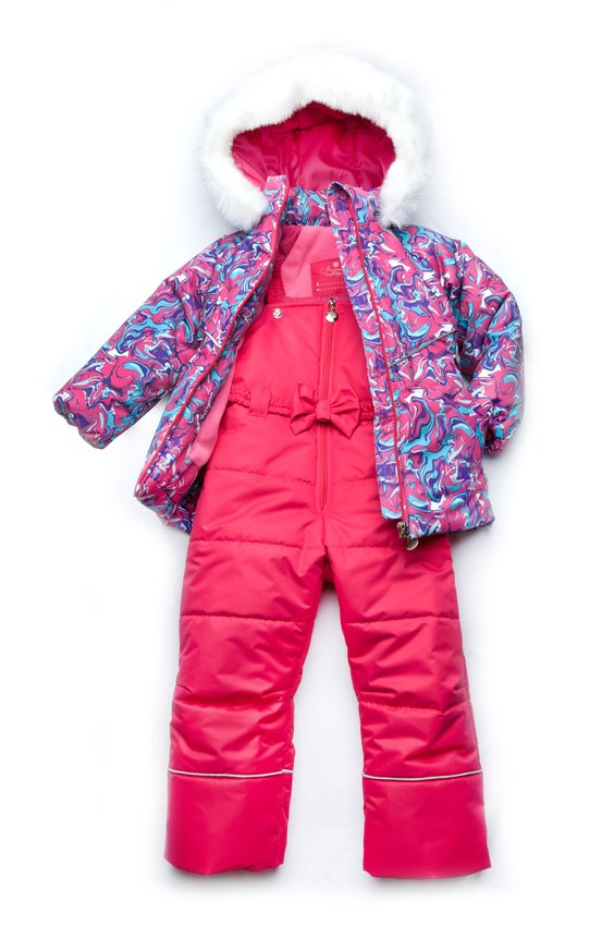 Зимний детский костюм-комбинезон из мембранной ткани для девочки 109309 109309 фото