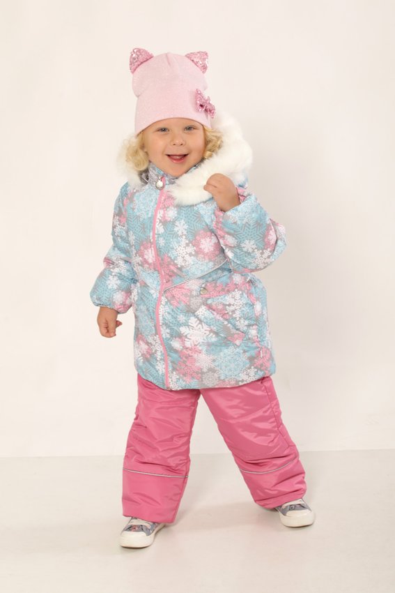 Куртка зимняя "Снежинка" для девочки 138857 138857 фото