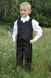 Костюм выпускной для мальчика в детский сад: брюки + жилет 133433 - 1 фото