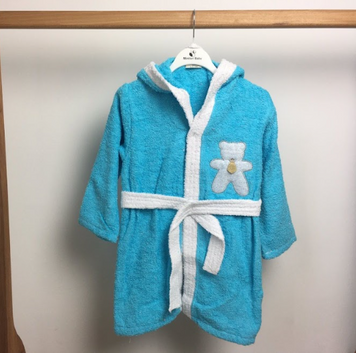 Махровий халат для дитини (блакитний), 457 Minilori Baby 9710420 фото