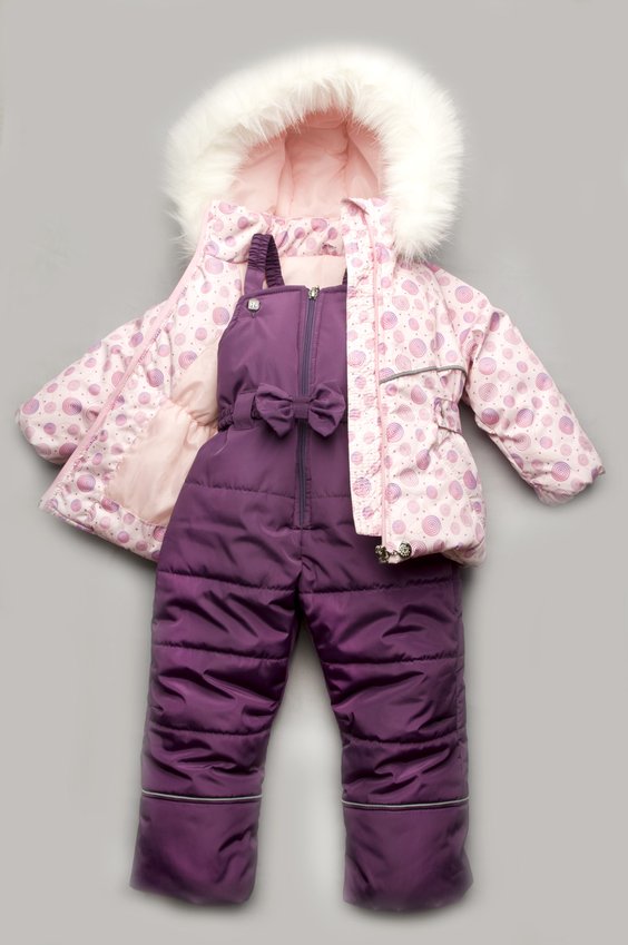 Зимний детский костюм-комбинезон "Bubble pink" для девочки 138895 138895 фото