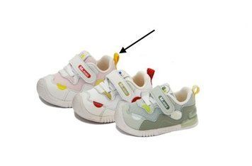 Кросівки для дитини, Apawwa E1155R white/pink 20328321 фото