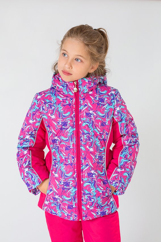 Куртка зимняя для девочки "Art pink" 110121 110121 фото