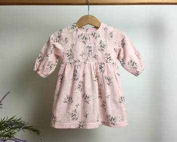 Платье для девочки (батист, розовое), Little Angel 147 9967368 фото