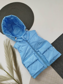 Стильний жилет для дитини (блакитний), Kinder lux 7507 9434592 фото